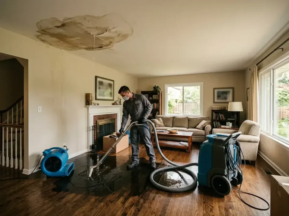 attic-pipe-burst-ceiling-drip-008 — frequently asked questions, Water Damage Restoration & Carpet Care in Gloucester City, NJ